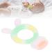 Baby Bite Ring for Newborns (0-6 Months) - Wear-Resistant Dishwasher-Safe Pink Anti-Finger Sailing Teether - Buy Online on SooperMarket.com