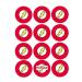 35 x Pre Cut The Flash Cake Cupcake Toppers/Decorations Edible Wafer Paper
