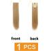 Prinfantasy Halo Hair Extension Wrap Around Ponytail 22 inch - Synthetic Hairpiece for Women - Straight Fashion Style Clip in Ponytail GBMW049 - Buy Online on SooperMarket.com