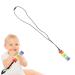 Infant Sensory Chew Pendant 5pcs Set - High Temp Resistant Teething Necklace for Boys (Green) - Buy Online on SooperMarket.com