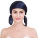 Oropy 100% Silk Sleep Cap for Women - Breathable Night Cap for Hair Loss - One Size Navy Blue | Hair Beauty Accessory - Buy Online on SooperMarket.com