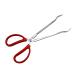 EvaGO 15 inch Black Aquarium Tweezers Stainless Steel Tweezer with Carbonation Protection Coating Against Rust Long Reptiles Feeding Tongs for Aquatic Plants Lizards Spider Snakes (15" Curved)