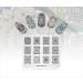 Alexnailart Nail Art Stamping Plate Flowers Kaleidoscope Template Image Plate Nail Art Tools (FL018) - Buy Online on SooperMarket.com
