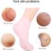 Buy Jawseu Silicone Socks - 3 Pairs Moisturizing & Slipproof for Heel Pain Relief - XL Size for Dry Cracked Heels | International Shipping Available - Buy Online on SooperMarket.com