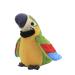 Moonlove Cute talking parrot toy record Interactive Plush toy repeat speaking parrot waving wings Funny plush bird toy Christmas Birthday Gift (Mix-Green)