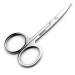 Professional Cuticle Scissors - FEITA Eyebrow Shaping Scissors Stainless Steel Cuticle Scissors for Nail  Eyebrows  Eyelash  Nose hair  Ear hair  Dry Skin (1 Pc)