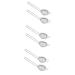 GANAZONO 6 Pcs Reptile Sand Shovel Reptichip Strainers Fine Mesh Pet Poo Shovel Silver Stainless Steel 20X7X3CMx3pcs Silverx3pcs