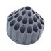 Healeved 1pc Grinding Head Storage Box Rotary Tool Nail Implements Nail File Bits Manicure Tools Holder Acrylic Display Risers Nails Nail Drill Organizer Holder Pe Base Cellular To Rotate