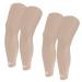 GP GIORO PARTNER Black/Skin Color Long Leg Sleeves Full Leg Compression Sleeve for Running, Basketball, Hiking, Cycling (XX-Large, Skin1) XX-Large 2 Pairs:skin