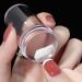 8-Piece Nail Art Jelly Stamper Kit with Scraper and Brushes | Clear Silicone Jelly Stamper for French Tip Nails | Manicure Tools - Buy Online on SooperMarket.com