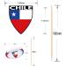Chile Flag Rugby Ball Food & Cupcake Picks Toppers Party Decorations (14 Pack) - Buy Online on SooperMarket.com