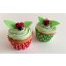 Holly Cupcakes 12 Cute Sugar Ladybirds & 12 Pretty Wafer Leaves