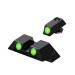 Feyachi NS16 Night Sights Glow in The Dark for Glock Pistol 17 17L 19 26 27 33 34 38 39, NO TRITIUM