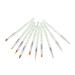 10-Part Gel Brush Set for Nail Art Professional Nail Painting & Drawing Brushes - Buy Online on SooperMarket.com
