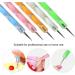 Dajidafu 1 Set Dotting Tools Two Ways Drawing Painting Carving Set DIY Design Manicure Tools Freehand Embossing Point Drill Pen - Buy Online on SooperMarket.com