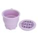 Buy Portable Silicone Makeup Brush Cleaner Cup - Drying Rack & Scrubber Bowl in Purple | Best Brush Cleaning Tool Online - Buy Online on SooperMarket.com