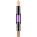 CCbeauty Cream Highlight and Contour Stick Dual-Ended Contouring Highlighter Stick Makeup Face Shaping Makeup Foundation Lightweight Blend Smooth Colour Corrector Concealer Stick Medium/Tan CC02(MEDIUM / TAN) 1 count (Pack of 1)