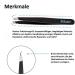 Rikans Precision Tweezers Set Pack of 4 Black Professional Tweezers Handy Carry Pouch Superior Stainless Steel Tweezer Set Splinters Eyebrows Facial or Ingrown Hair Blackheads Remover - Buy Online on SooperMarket.com