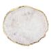 Brushes Nail Art Palette Round Resin Nail Art Palette Gel Polish Pigment Mixing Holder Gray