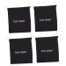 Baluue 4pcs Hair Dryer Storage Bag Curling Hair Dryer Travel Tote Bag Travel Supplies Hair Bag Black Fabric