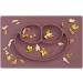 ezpz Happy Mat (Mauve) - Silicone Suction Plate for Toddlers & Preschoolers - Divided, Dishwasher Safe - 24+ months - Buy Online on SooperMarket.com