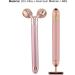 2Pcs Face Massagers Tighten Skin Increase Skin Metabolism Zinc Alloy T-shaped Vibrating Facial Rollers for Ladies Rose Gold - Buy Online on SooperMarket.com