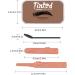 Eyebrow Soap Kit Long Lasting Eyebrow Styling Shaping Wax with Brow Trimmer Brush Brown eyebrow soap kit - Buy Online on SooperMarket.com