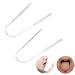Stainless Steel Tongue Scraper - Effective Bad Breath Treatment for Adults | Robust Metal Tongue Cleaner for a Fresh Mouth - Buy Online on SooperMarket.com