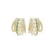 Lymphatic Drainage Earrings for Women Ear Acupressure Detox Ear Hoops Auricular Rowline Ear Cuff One Size C