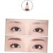 FOYTOKI 4 Pcs Long Lasting Eyebrow Pencils Eyebrow Pencil Dark Brown Black Eyebrow Pencil and Brush - Buy Online on SooperMarket.com