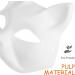 Buy Holidyoyo Unmalte Cat Masks - 30 Blank Half Masks for DIY Halloween & Parties | Customizable Paintable Masquerade Masks - Buy Online on SooperMarket.com