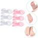 FOMIYES Double Hole Toe Splitter Hammer Straightener & Pedicure Tools - 12pcs | Bunion Orthopedic Toe Separator & Foot Valgus Protector - 5.6x2cm - Buy Online on SooperMarket.com
