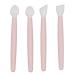 Silicone Makeup Brush Set | Reusable Portable Eyeshadow Brushes with HD Mirror - Ideal for Travel Makeup - Buy Online on SooperMarket.com