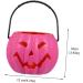 HOMSFOU 3 Pcs Glowing Crackle Purple Pumpkin Fall Pumpkin Decor Halloween Party Decorations Fall Centerpieces Trick or Treat Candy Buckets Halloween Paper Lantern Accessories Rural Plastic - Buy Online on SooperMarket.com