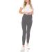 SHADOW DANCE UK Maternity Over Bump Leggings - 10 Light Grey | Pregnancy Baby Tights Support - Buy Online on SooperMarket.com