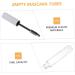 BELLIFFY 11pcs Eyelash Tube Portable Mascara Tube Lip Gloss Bottle Empty Mascara Tube White Plastic - Buy Online on SooperMarket.com