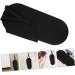 Mikinona 2pcs Black Storage Bag Hair Curler Pouch Hair Iron Silicone Bag Hair Rollers 29.50X13.50X2.00CM Black - Buy Online on SooperMarket.com