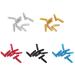 Marsrut Set of 45 Anodised Aluminum Dart Flight Protectors/Savers, Mixed Colors, Lightweight and Durable
