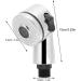 Handheld Hair Salon Shampoo Basin Faucet Hair Salon Shampoo Adapter Shower Head Accessory Hair Washing Sprayer Head for Shampoo Bed Chairs (Side Switch Type) - Buy Online on SooperMarket.com