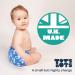 TotsBots Bamboozle Reusable Nappy - Eco-Friendly Bamboo Nappy for Babies & Toddlers | Fluffy Clouds Size 2 (9-35lbs) - Buy Online on SooperMarket.com