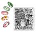 Alexnailart Nail Art Stamping Plate Template Christmas theme Santa Snowman Christmas tree Pattern DIY Nail Art Image Stamp Stamping Plates Manicure Print Tool CH002