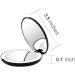 Portable Folding Mirror with LED Light 10X Magnifying Glass 12 Lamp Bead Mini Mirror Black - Buy Online on SooperMarket.com