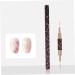 minkissy Nail Polish Nail Art Brush Liner Brush for Nails Nail Art Pen Nail Art Liner Brush Nail Liner Brush for Painting Nail Liner Brush for Manicure Acrylic Metal The Brush - Buy Online on SooperMarket.com