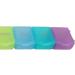 Portable Electronic Vitamin Planner 7 Color Weekly Medicine Dispenser with Detachable Cups for Elderly and Travelers - Buy Online on SooperMarket.com