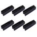6 Pieces Eyebrow Sharpener Eyebrow Pencil Sharpener 2 in 1 Makeup Sharpener Eyebrow Pencil Shaper Lip Liner Sharpener Microblading Pencil Sharpener Eyeliner Sharpener Black