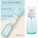 Hairdressing Spray Bottles Set - 30ml 60ml 80ml | Travel Size Cosmetic Atomizers for Makeup & Shampoo - Empty Blue Bottles - Buy Online on SooperMarket.com