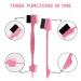 8 Pieces Hair Styling Comb Set for Women - Teasing, Rat Tail, Edge & Back Brushing, Slicking Hair - Edge Control Brush Included - Buy Online on SooperMarket.com