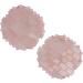 Jauarta 2 Pack Rose Quartz Eye Pads - Migraine Relief Reduces Puffiness & Wrinkles - Cooling Eye Covers for Soothing Relaxation - Buy Online on SooperMarket.com