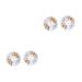 minkissy 4 Boxes Manicure Accessories Rhinestone for Nails Nail Jewelry Palette The Circle 3d