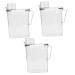 HAPINARY 3pcs Laundry Storage Box Laundry Bottle Tide Laundry Liquid Plastic Transparent